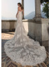 Beaded Strapless Lace Tulle Glitter Wedding Dress Beaded Strapless Lace Tulle Glitter Wedding Dress
